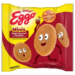 Eggo Bites Mini Pancakes, Maple, 3.03 Oz, Box Of 72 Mini Pancakes