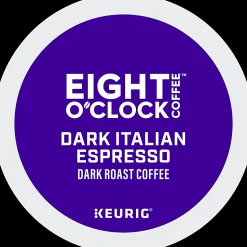 Eight O'Clock® Single-Serve Coffee K-Cup® Pods, Dark Italian, Carton Of 24