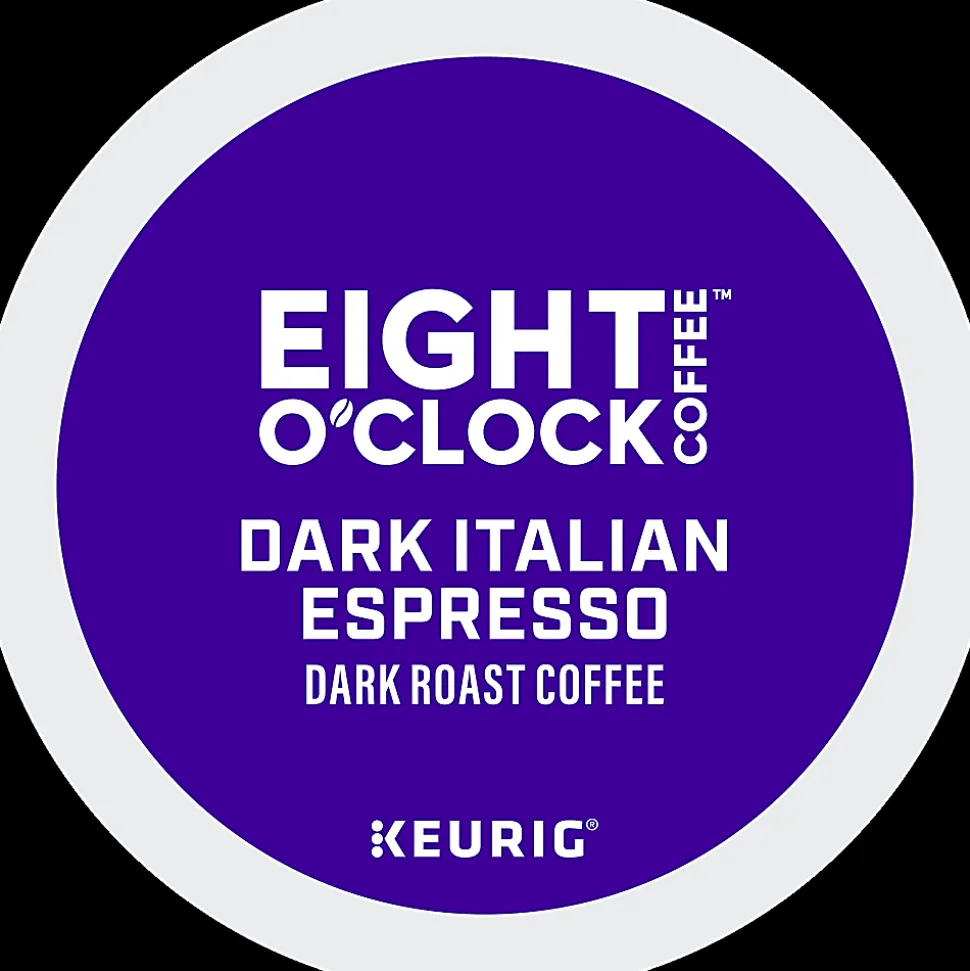 Eight O'Clock® Single-Serve Coffee K-Cup® Pods, Dark Italian, Carton Of 24