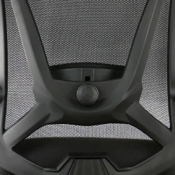 Elama Ergonomic Mesh Full-Back Adjustable Office Task Chair With Headrest, Black