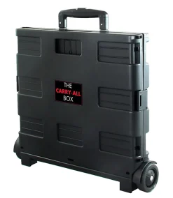 Elama Home Heavy-Duty Carry-All Easy Folding Cart, Black