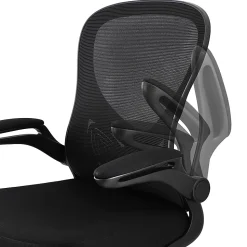 Elama Mesh/Fabric Mid-Back Adjustable Office Task Chair, 38-5/8