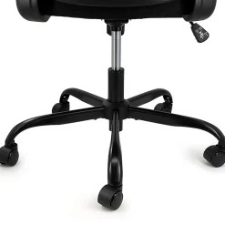 Elama Mesh/Fabric Mid-Back Adjustable Office Task Chair, 38-5/8