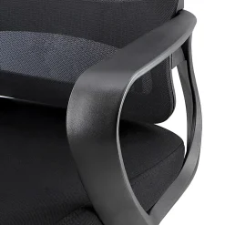 Elama Mesh/Fabric Mid-Back Adjustable Office Task Chair, 40-3/8