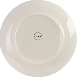 Elama Sebastian Stoneware Dinner Plate Set, Assorted Colors, Set Of 6 Pieces