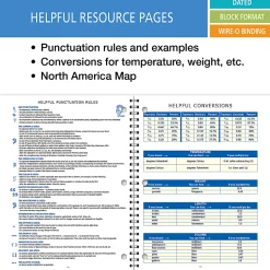 2026-2027 ELAN Publishing Weekly/Monthly Academic Year Student Planner, 8-1/2