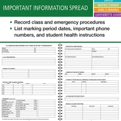 2026-2027 ELAN Publishing Weekly/Monthly Academic Year Teacher Lesson Planner, 8-1/2