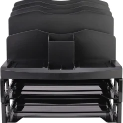 Eldon® Smart Sorter™ System With Trays, Black