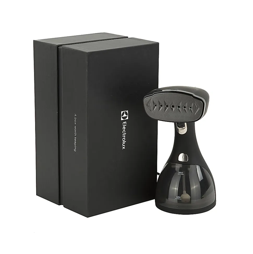 Electrolux Handheld Portable Garment Steamer With Extra-Long Cord, Black