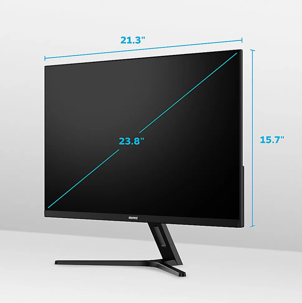 Element EM2FPAB24B 24" 1080P Frameless IPS PC Monitor