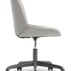 Elle Décor Laissy Low-Back Task Chair, Linen Color