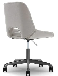 Elle Décor Laissy Low-Back Task Chair, Linen Color