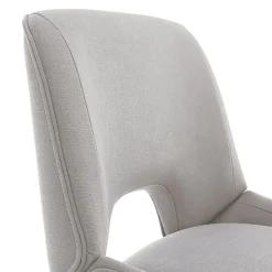 Elle Décor Laissy Low-Back Task Chair, Linen Color