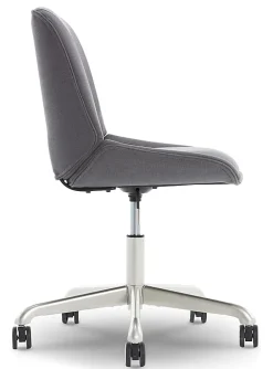 Elle Décor Laissy Low-Back Task Chair, Gray