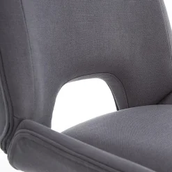 Elle Décor Laissy Low-Back Task Chair, Gray