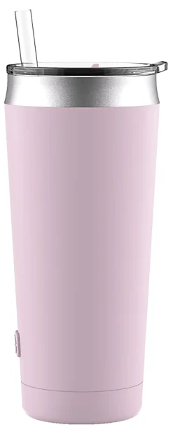Ello Beacon Insulated Stainless Steel Tumbler, 24 Oz, Pink