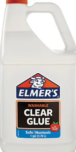 Elmer's® Clear Washable School Glue, 1 Gallon, Pack Of 2 Jugs