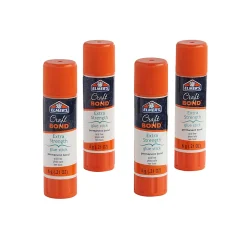 Elmer's CraftBond Extra Strength Glue Sticks, 0.21 Oz, Pack Of 4 Sticks