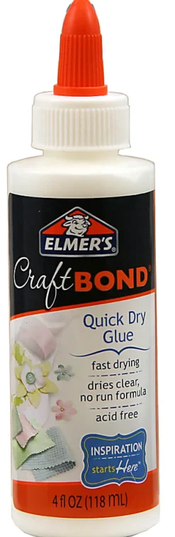 Elmer's Elmer s CraftBond Quick Dry Craft Glue, 4 Oz