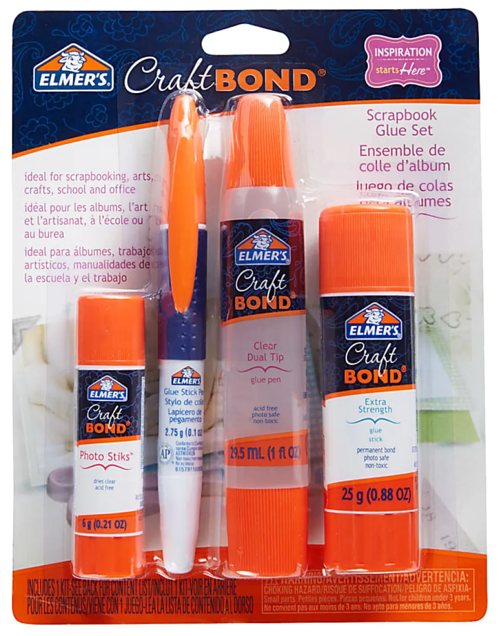 Elmer's Elmer s Craft Bond Scrapbook Glue Set