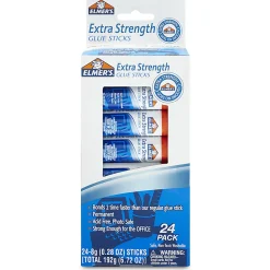 Elmer's® Extra-Strength Office Glue Sticks, 0.28 Oz., Pack Of 24