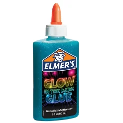 Elmer's® Glow-In-The-Dark Liquid Glue, Blue, 5 Oz