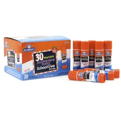 Elmer's® Glue Stick Classroom Pack, Purple, Box Of 30