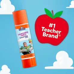 Elmer's Glue Sticks featuring Toy Story Characters, Disappearing Purple Glue Sticks, School Supplies, 6g, 4 Count