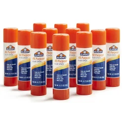 Elmer's® Office Strength Glue Sticks, All Purpose, 0.77 Oz, Clear, Pack Of 12