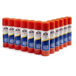 Elmer's® Office Strength Glue Sticks, All Purpose, 0.77 Oz, Clear, Pack Of 12