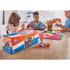 Elmer's® School Glue Sticks, 0.24 Oz, Purple, Box Of 60