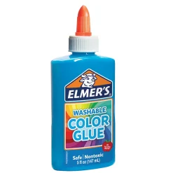 Elmer's® Washable Color Glue, Blue, 5 Oz Bottle