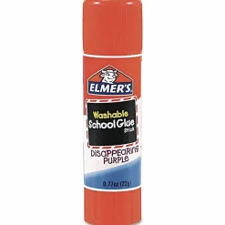 Elmer's® Washable Disappearing Purple School Glue Sticks, 0.77 Oz., Pack Of 12