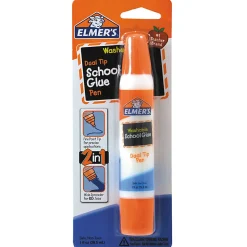 Elmer's Washable School Glue, Dual-Tip Glue Pen, 1 oz, 1 Count