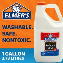 Elmer's® Washable School Glue, 1 Gallon, White