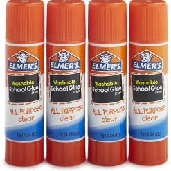Elmer's® Washable School Glue Sticks, 0.24 Oz, Pack Of 4