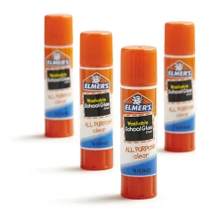 Elmer's® Washable School Glue Sticks, 0.24 Oz, Pack Of 4