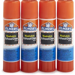 Elmer's® Washable School Glue Sticks, 0.24 Oz, Pack Of 4