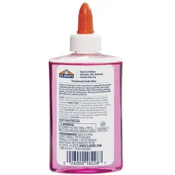 Elmer's® Washable Translucent Color Glue, Pink, 5 Oz Bottle