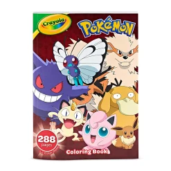 Embark on a Pokémon adventure with the Crayola Pokémon Coloring Book! 288 pages of fun, 2 sticker sheets, and beloved Pokémon characters. Learn more!
