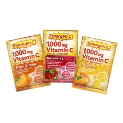 Emergen-C Vitamin C Dietary Supplement Drink Mix, Variety, Case Of 90 Packs