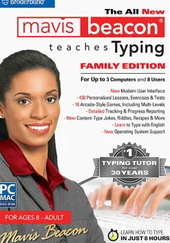 Encore™ Mavis Beacon Teaches Typing 2020, For Windows®/Mac, Product Key