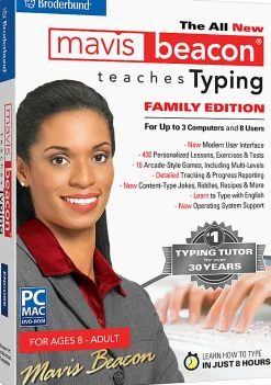 Encore™ Mavis Beacon Teaches Typing 2020, For Windows®/Mac, Product Key