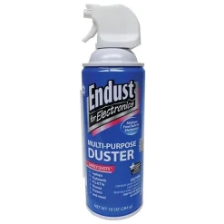 Endust 11384 Air Duster With Bitterant For Electronic Equipment, 10 Oz Can, Pack Of 3