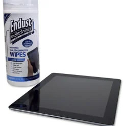 Endust Anti-Static Tablet Wipes 70ct. - For Tablet PC, Desktop Computer, Display Screen, Mobile Phone, Digital Text Reader, Handheld Device - 12596