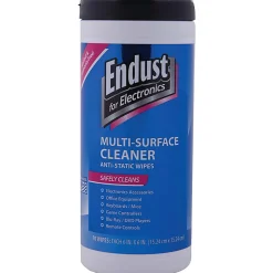 Endust® For Electronics Antistatic Pop-Up Wipes, 6” x 6”, Pack Of 70 Wipes