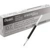 EnerGel Liquid Gel Pen Refill - 0.70 mm - Black Ink - Smudge Proof, Quick-drying Ink, Glob-free - 12 / Box