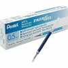 EnerGel Liquid Gel Pen Refill - 0.50 mm , Fine Point - Blue Ink - Smudge Proof, Smear Proof, Quick-drying Ink, Glob-free, Smooth Writing - 12 / Box