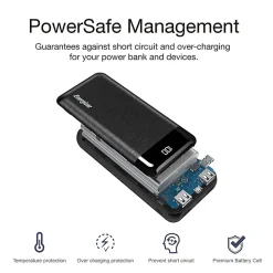 Energizer® 20,000 mAh Max Power Bank, Black, UE20058