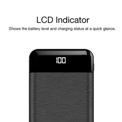 Energizer® 10000mAh Power Bank Charger, Black, UE10058